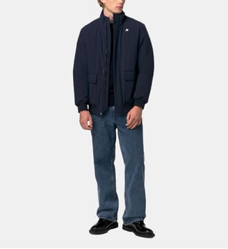 Manteau droit Herve St Warm - K-Way - Bleu marine