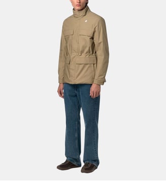 Veste Manuene Warm Micro Canvas - K-Way - Beige