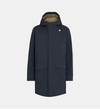 Doudoune mi-longue Jarno St Thermo - K-Way - Bleu marine