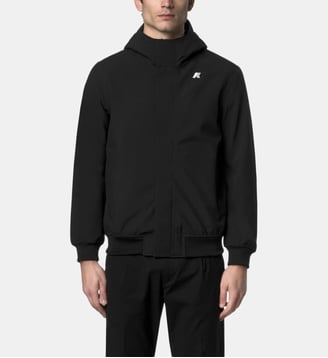 Blouson Joachim cour droit capuche - K-Way - Noir