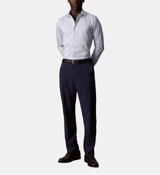Chemise droite signature - Calvin Klein - Bleu clair