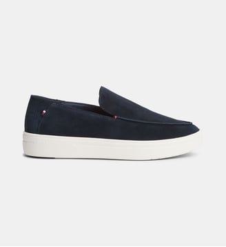 Mocassins signature en cuir - Tommy Hilfiger - Marine
