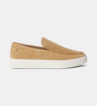 Mocassins signature en cuir - Tommy Hilfiger - Beige moyen