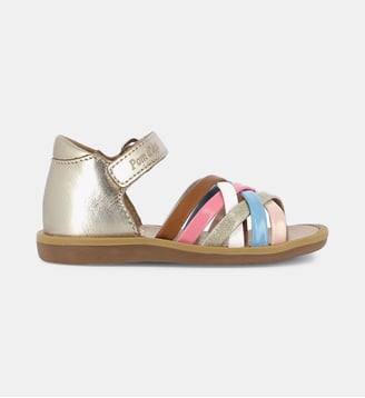 Sandales Poppy Lux en cuir - Pom D'Api - Multicolore