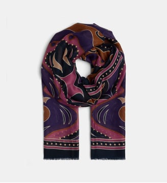 Etole Lornelle motif Western - Galeries Lafayette - Violet