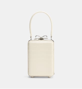 Sac à main fermoir à clapet - Self Portrait - Cream
