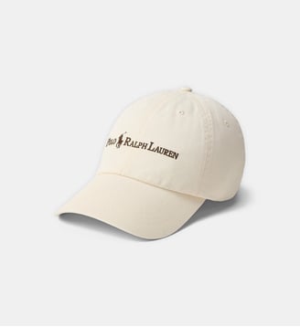 Casquette de baseball sergé coton - Polo Ralph Lauren - Écru