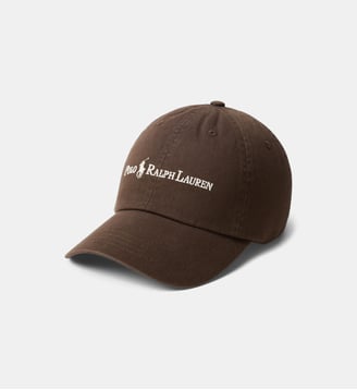 Casquette de baseball sergé coton - Polo Ralph Lauren - Marron