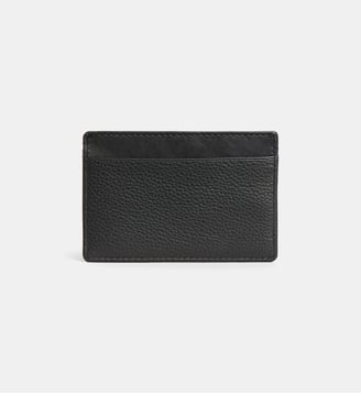 Porte-cartes Julius cuir grainé - Galeries Lafayette - Noir