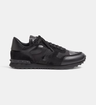 Baskets basses Rockrunner Camouflage  - Valentino Garavani - Noir
