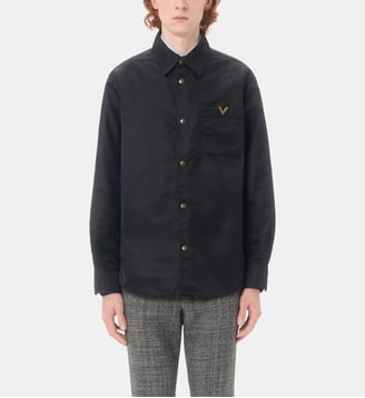 Blouson droit signature - Valentino Garavani - Noir