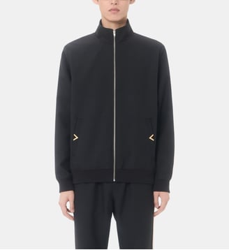 Sweat droit zippé - Valentino Garavani - Noir