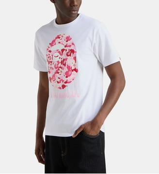 T-shirt droit MC Sakura Camo coton - A BATHING APE ® - White