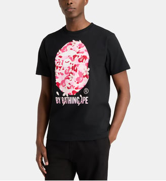 T-shirt droit MC Sakura Camo coton - A BATHING APE ® - Noir