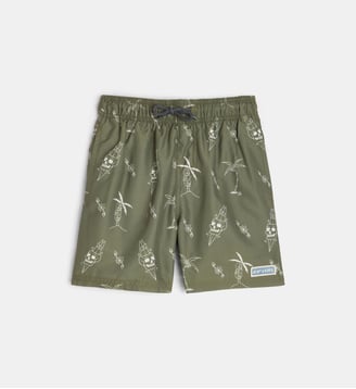 Short de bain Eternal Shred Mesh fantaisie avec suspensoir - Rip Curl - Kaki