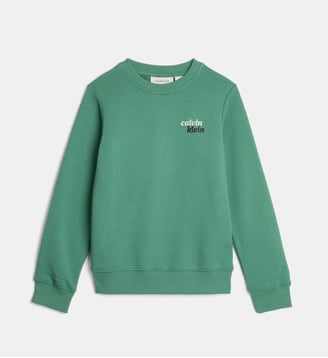 Sweat Seasonal signature coton - Calvin Klein - Vert