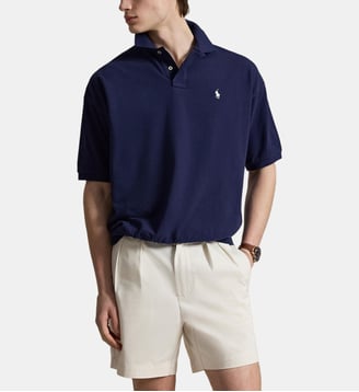Polo Relaxed Fit en piqué - Polo Ralph Lauren - Bleu marine