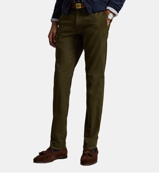 Chino Greenwich Slim Fit - Polo Ralph Lauren - Kaki foncé