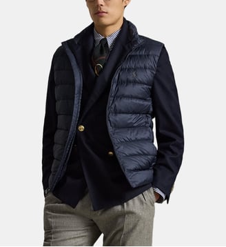 Le gilet en duvet rangeable Colden - Polo Ralph Lauren - Bleu marine