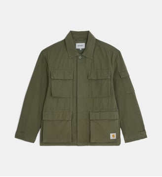 Veste droite Manderson en coton - Carhartt WIP - Kaki