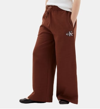 Jogging ample signature - Calvin Klein - Marron foncé