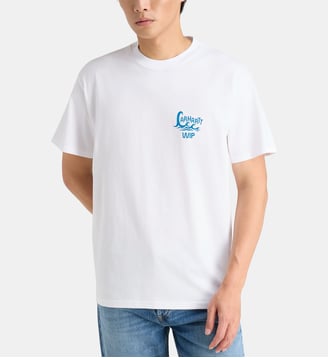 T-shirt loose Waves coton bio - Carhartt WIP - Blanc