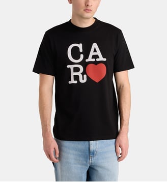 T-shirt I Hartt signature en coton bio - Carhartt WIP - Noir