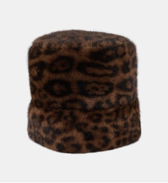 Chapeau cloche Haya façon léopard - Galeries Lafayette - Léopard