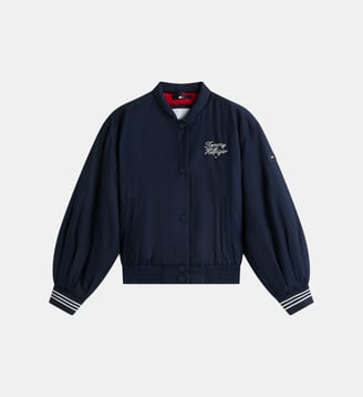 Bomber droit signature - Tommy Hilfiger - Marine