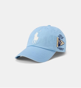 Casquette de baseball Big Pony en sergé - Polo Ralph Lauren - Bleu clair