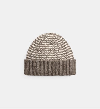 Bonnet en laine mélangée signature - Polo Ralph Lauren - Gris