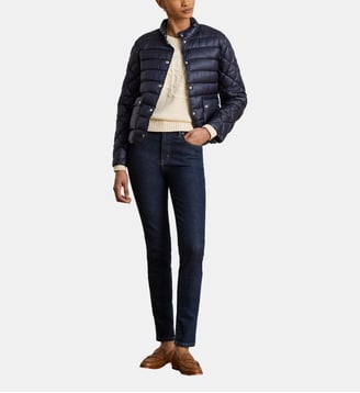 Doudoune ajustée motif matelassé  - Lauren Ralph Lauren - Bleu marine