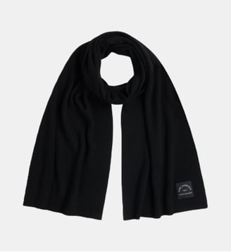 Echarpe unie en maille - Karl Lagerfeld - Noir