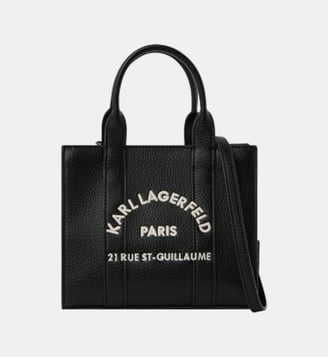 Sac cabas effet grainé - Karl Lagerfeld - Noir