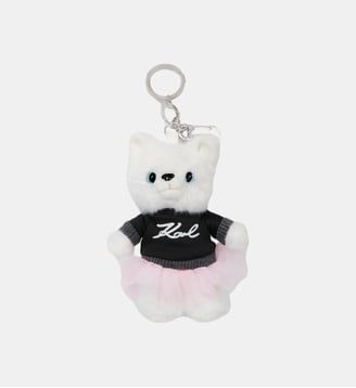 Porte-clés peluche Choupette - Karl Lagerfeld - Blanc