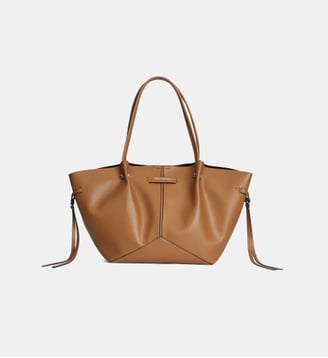 Sac cabas à liens - Karl Lagerfeld - Caramel