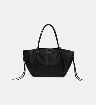 Sac cabas à liens - Karl Lagerfeld - Noir
