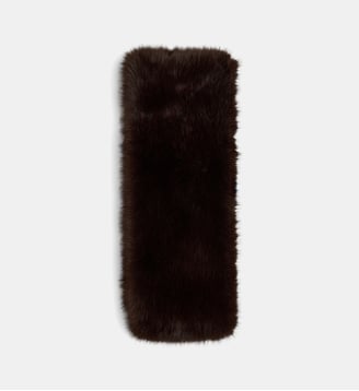 Echarpe Holly effet fourrure - Galeries Lafayette - Marron chocolat