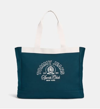 Sac cabas sport signature toile - Tommy Hilfiger - Bleu marine