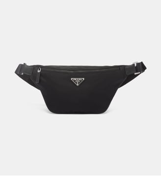 Sac banane en Re-Nylon et cuir saffiano - Prada - Noir