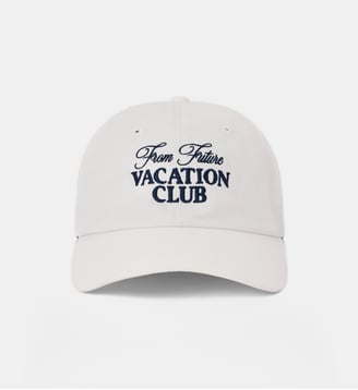 Casquette à Broderies Vacation Club - From Future - Écru