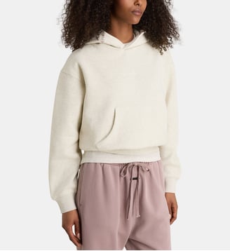 Hoodie signature coton mélangé  - Fear Of God - Gris clair