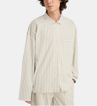 Chemise de nuit Core 2.0 - Organic Basics - Beige et bleu