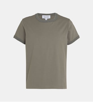 T-shirt True Heavy Ringer - Organic Basics - Taupe