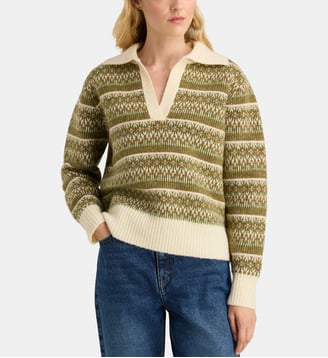 Pull droit Fabio Jak - Galeries Lafayette - Multicolore