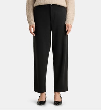 Pantalon droit Flint chevrons - Galeries Lafayette - Noir