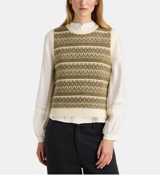 Pull sans manches droit Frangine Jak  - Galeries Lafayette - Multicolore
