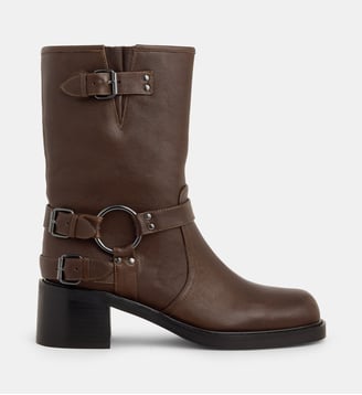 Boots motardes Cleo - Galeries Lafayette - Marron