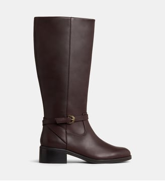 Bottes cavalières à boucle Charly - Galeries Lafayette - Marron
