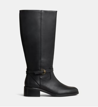 Bottes cavalières à boucle Charly - Galeries Lafayette - Noir